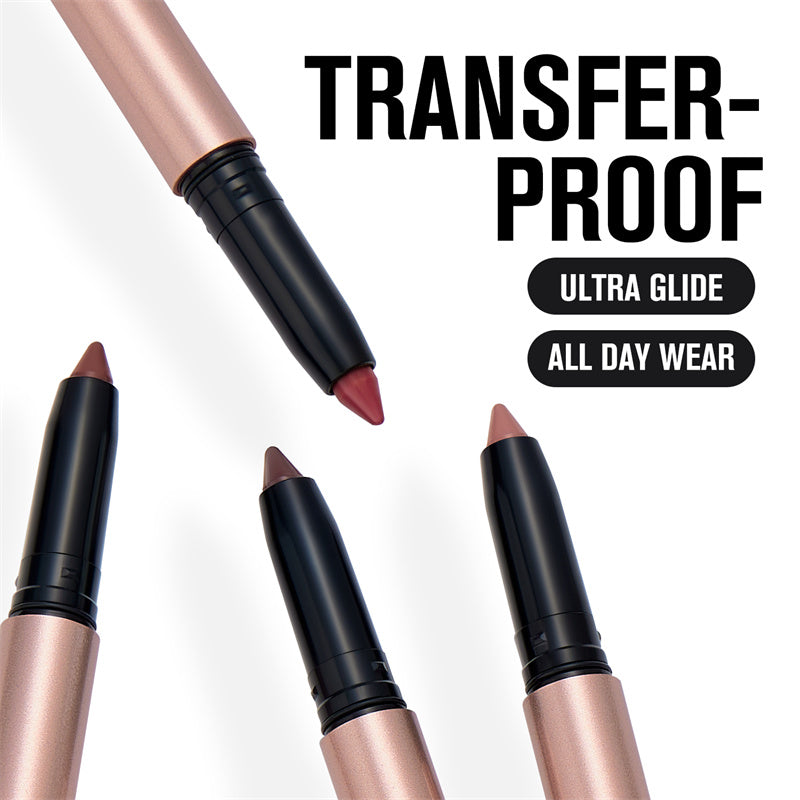 PHOFAY Matte Lip Liner Lipstick Pen – 8 Shades + Full Set