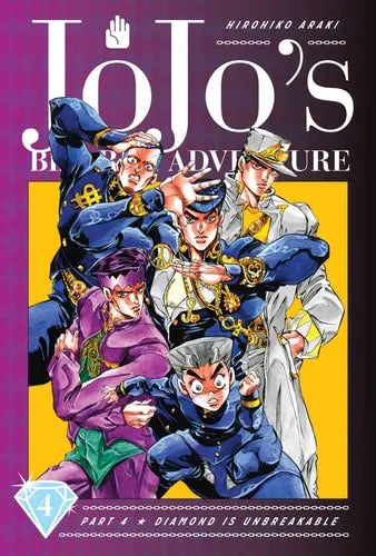 JoJo's Bizarre Adventure: Part 4--Diamond Is Unbreakable, Complete Manga Set (Vols. 1-9)