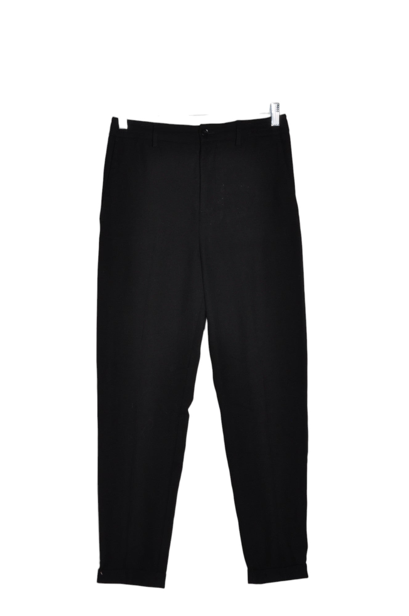 ZARA Women Trousers Regular fit in Black - S