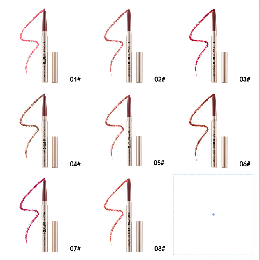 PHOFAY Line Tattoo Skinny Lip Liner – Waterproof, Long-Lasting (Singles & Sets)