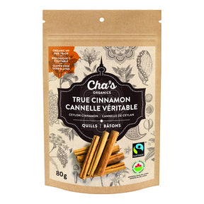 Cha's Organics - True Cinnamon, Quills (80g)