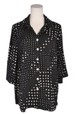 BLOOM CHIC Women Button Down Tops Regular fit in Black - 10