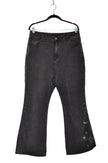 CIDER Women Flared Jeans Regular fit in Black - XL