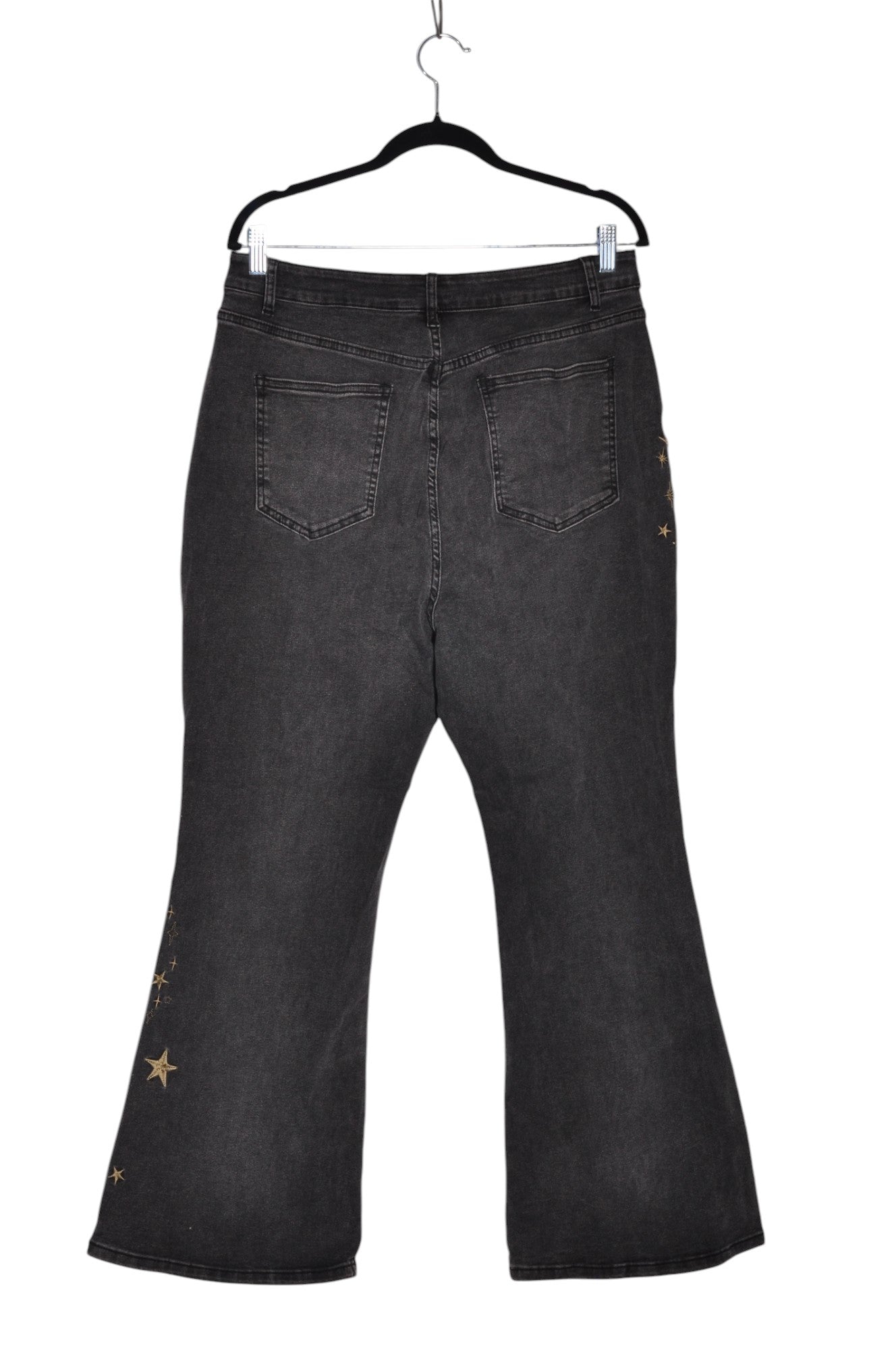 CIDER Women Flared Jeans Regular fit in Black - XL
