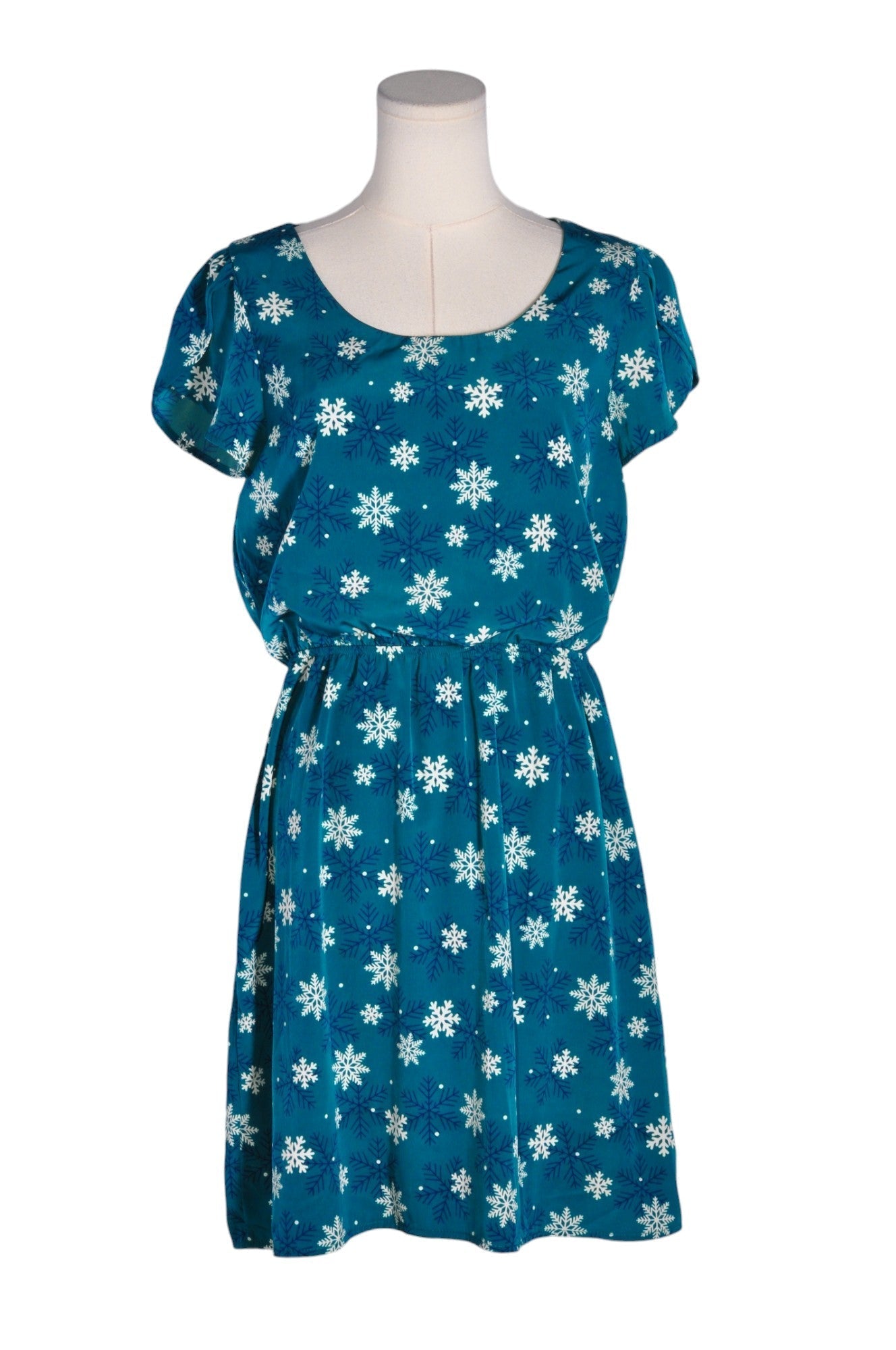 PEACH LOVE Women A-Line Dresses Regular fit in Blue - L