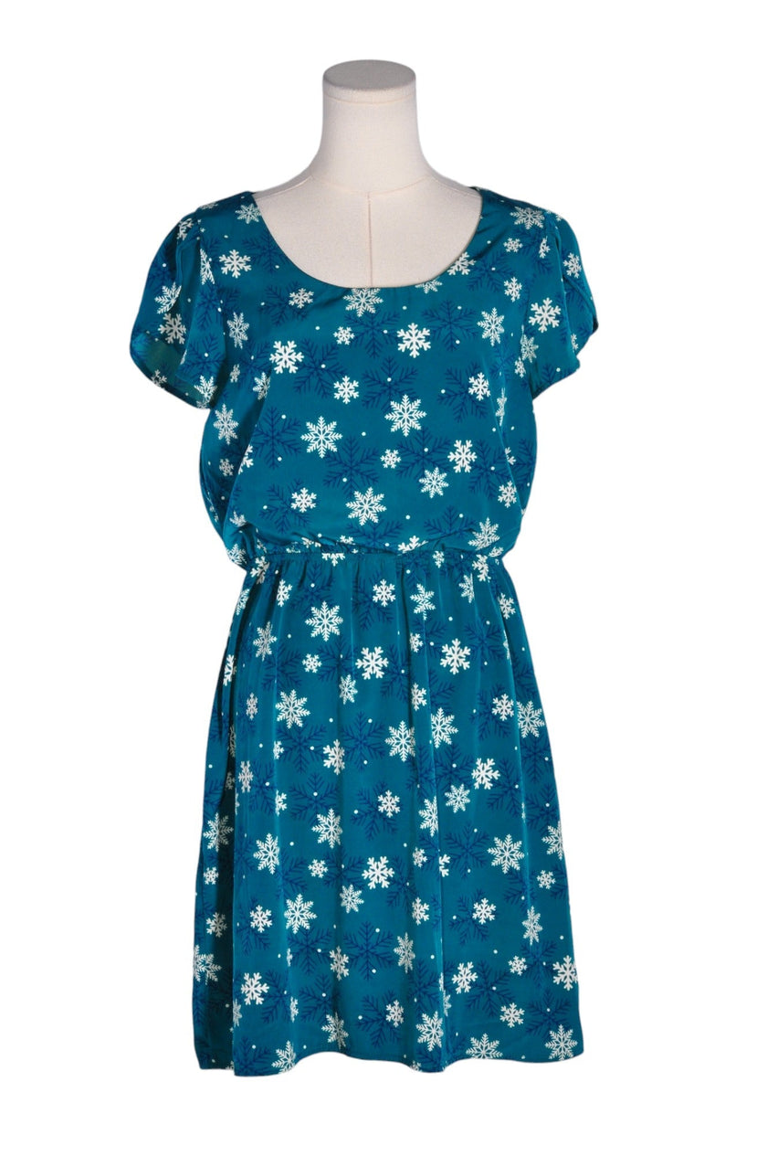 PEACH LOVE Women A-Line Dresses Regular fit in Blue - L
