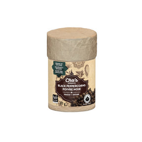 Cha's Organics - Black Peppercorns, Whole (30g)