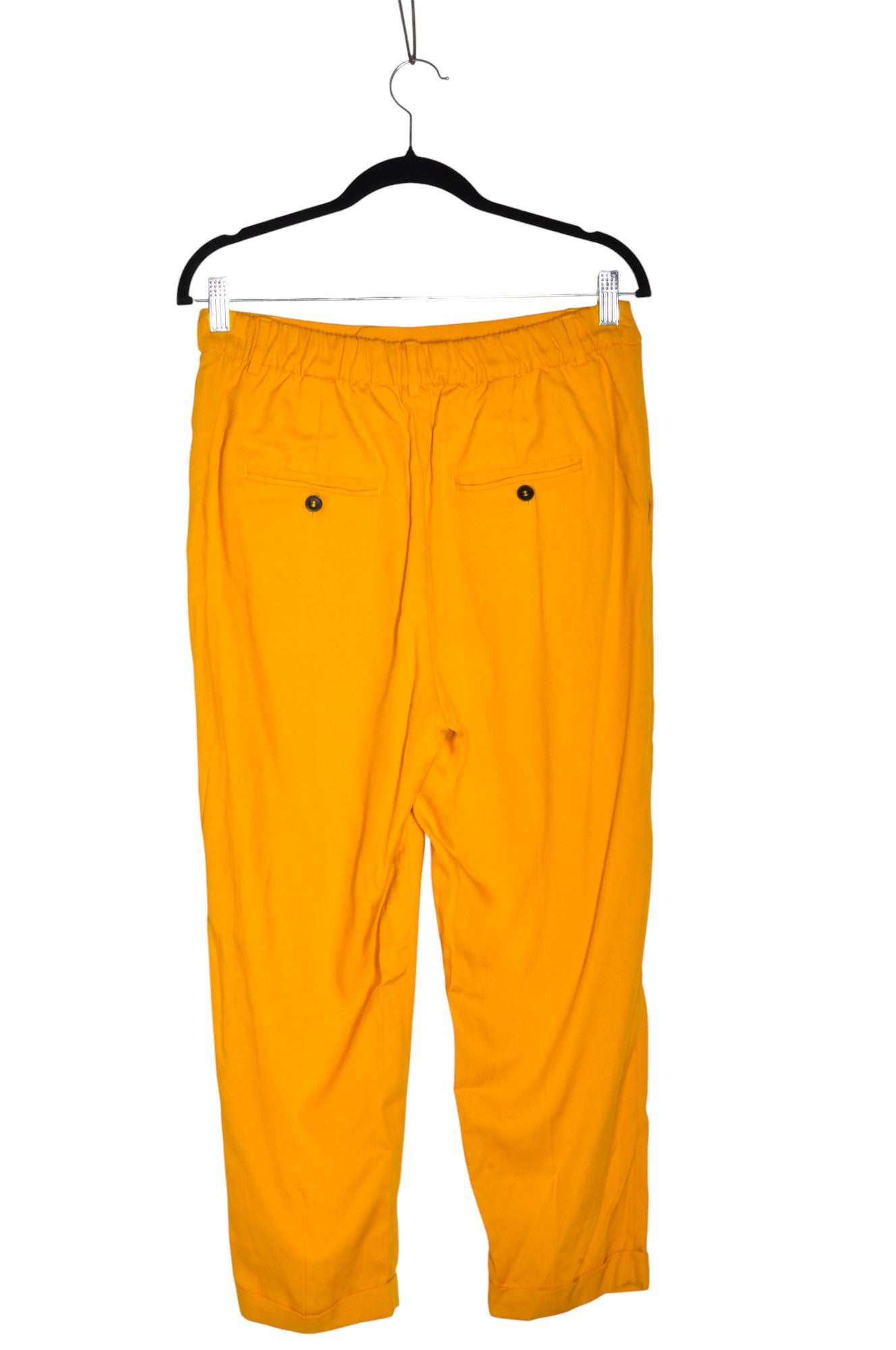 ZARA Women Trousers Regular fit in Yellow - M