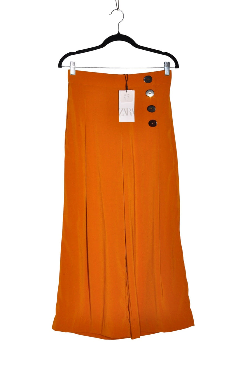 ZARA Women Trousers Regular fit in Brown - S