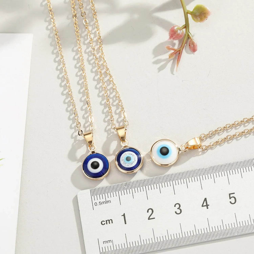 Blue eye pendant Alloy necklace chain Fashion Accessories