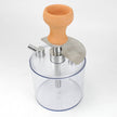 Portable acrylic hookah
