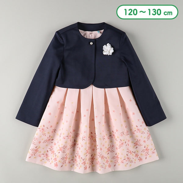 西松屋 ELFINDOLL ボレロ付き花柄フォーマルワンピース正規品