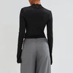 Slim V-neck Lace Ins Fashion Trumpet Sleeve Long-sleeved tank Top Women Clothing