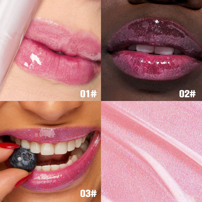 PHOFAY Moisturizing Warm Lip Oil – Non-Sticky, Hydrating Lip Gloss (6 Shades + Set)