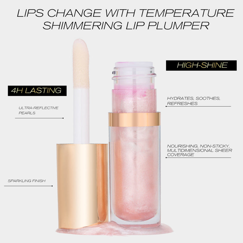 PHOFAY Moisturizing Warm Lip Oil – Non-Sticky, Hydrating Lip Gloss (6 Shades + Set)