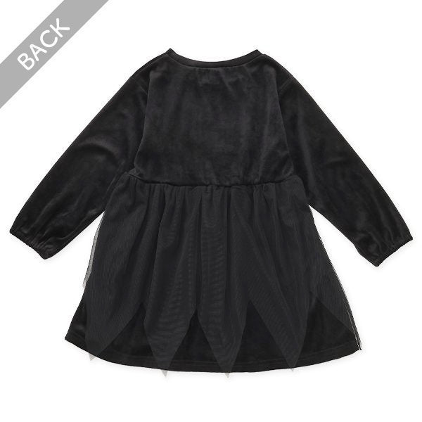 西松屋 ELFINDOLL 魔女なりきりベロア長袖ワンピース 正規品