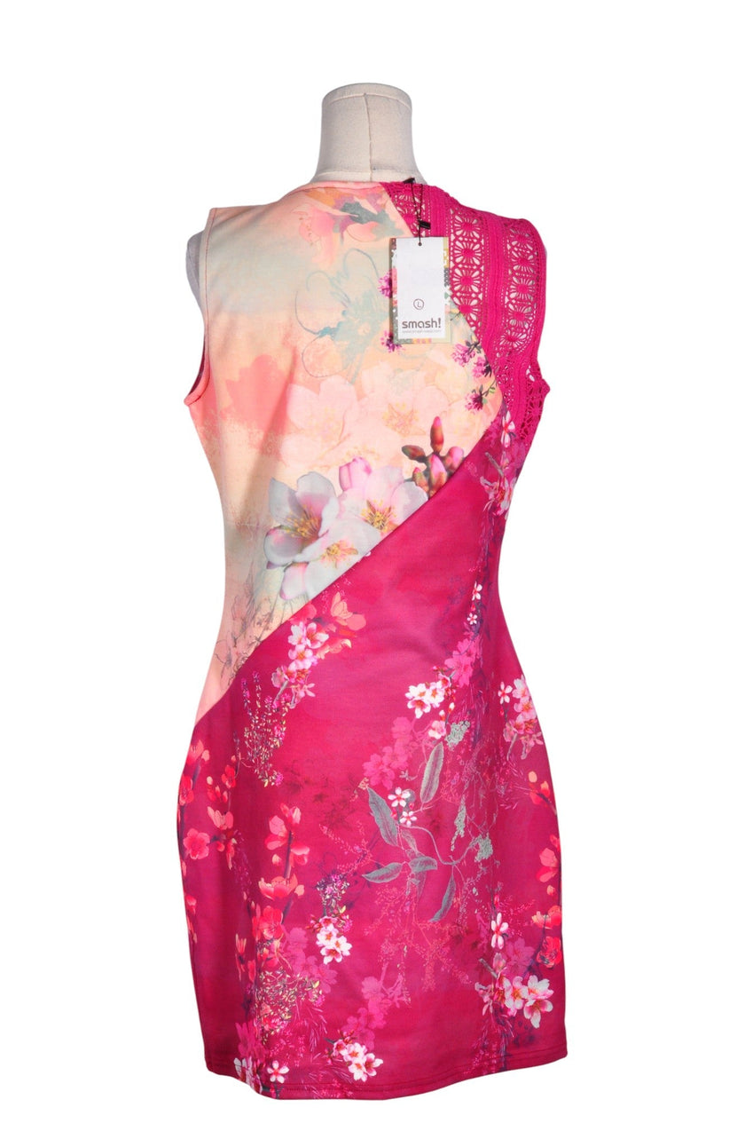 SMASH Women Shift Dresses Regular fit in Pink - XL