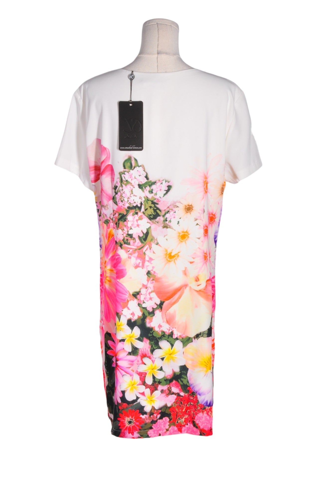 SMASHED LEMON Women Shift Dresses Regular fit in Pink - 14