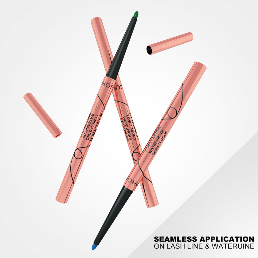 PHOFAY Waterproof Colorful Eyeliner – Long-Lasting Matte Finish, 8 Shades