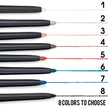 PHOFAY Waterproof Colorful Eyeliner – Long-Lasting Matte Finish, 8 Shades