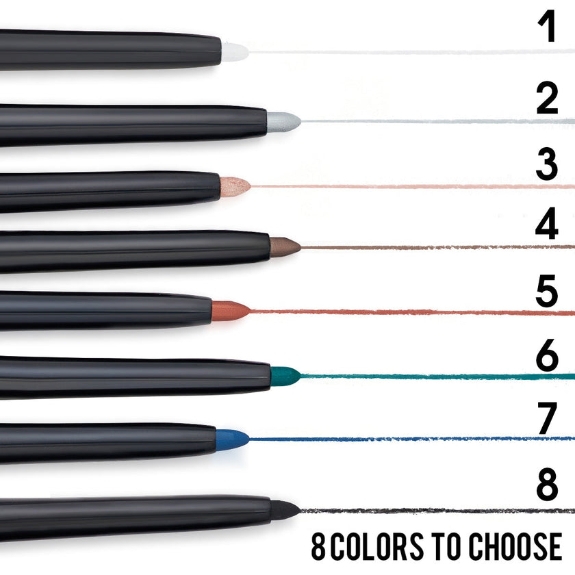 PHOFAY Waterproof Colorful Eyeliner – Long-Lasting Matte Finish, 8 Shades