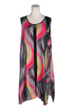 LAVENA Women High Low Dresses Regular fit in Black - XXL
