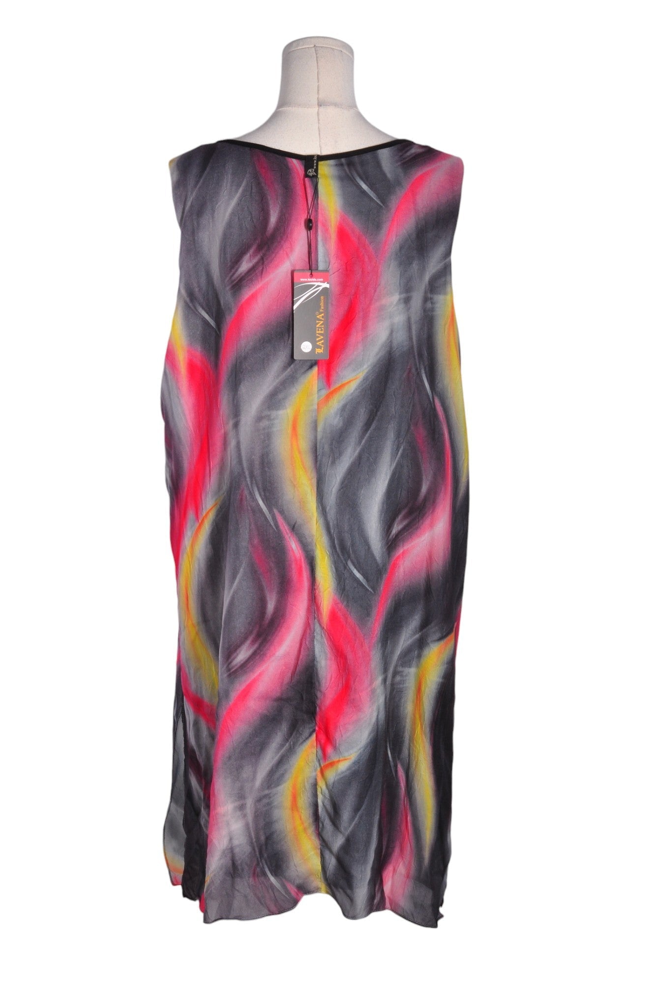 LAVENA Women High Low Dresses Regular fit in Black - XXL