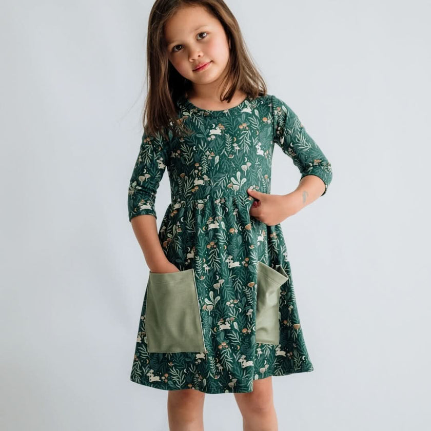 Baby/Kids' Bamboo Clementine Dress | Twilight Grove