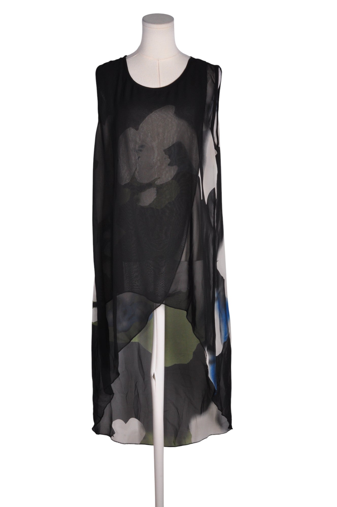 PAPA Women High Low Dresses Regular fit in Black - XL