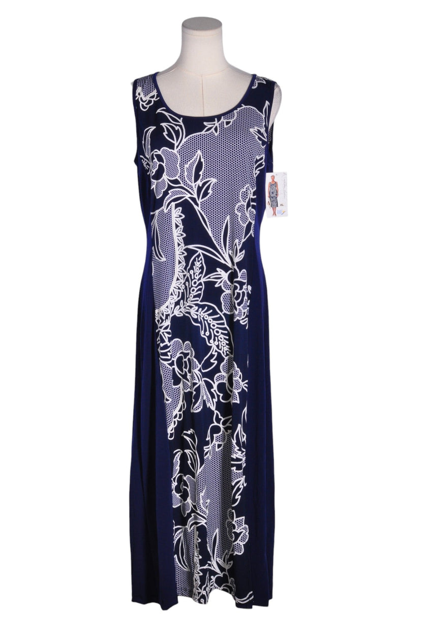 RAPZ Women Maxi Dresses Regular fit in Blue - XL