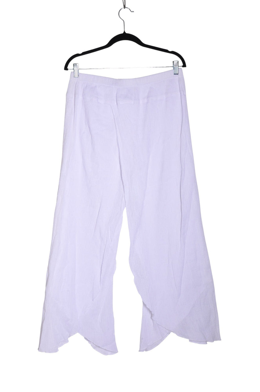 SUN MODA Women Palazzo Pants Regular fit in White - L