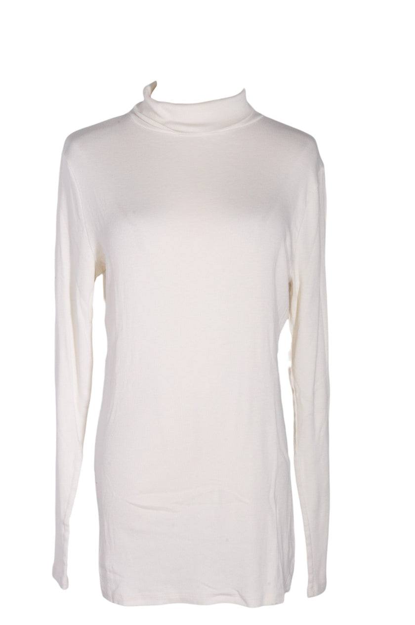 A NEW DAY Women Turtleneck Tops Regular fit in White - XL