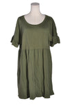 JILLIAN HARRIS Women A-Line Dresses Regular fit in Green - M
