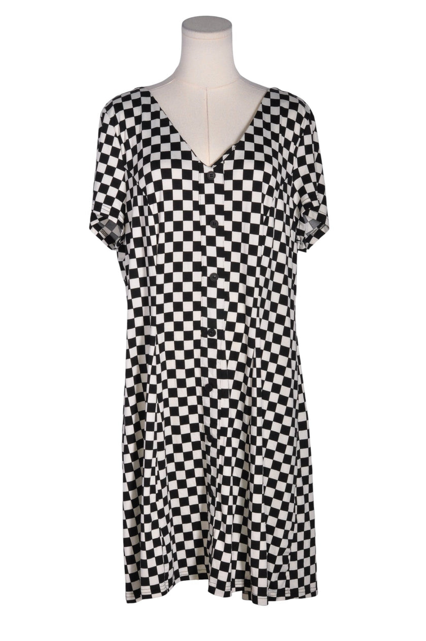SHEIN Women A-Line Dresses Regular fit in Black - 2XL