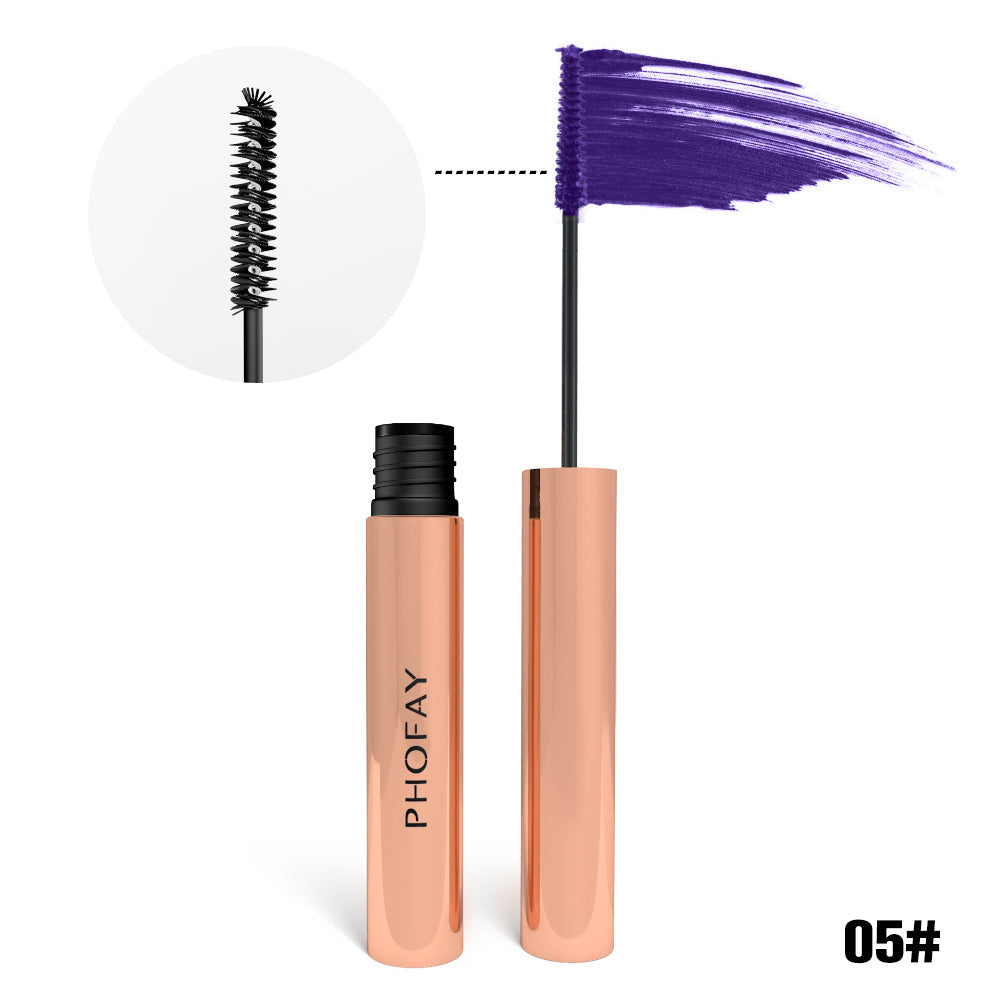 PHOFAY Colorful Mascara – Lengthening, Volumizing & Waterproof (6 Shades)