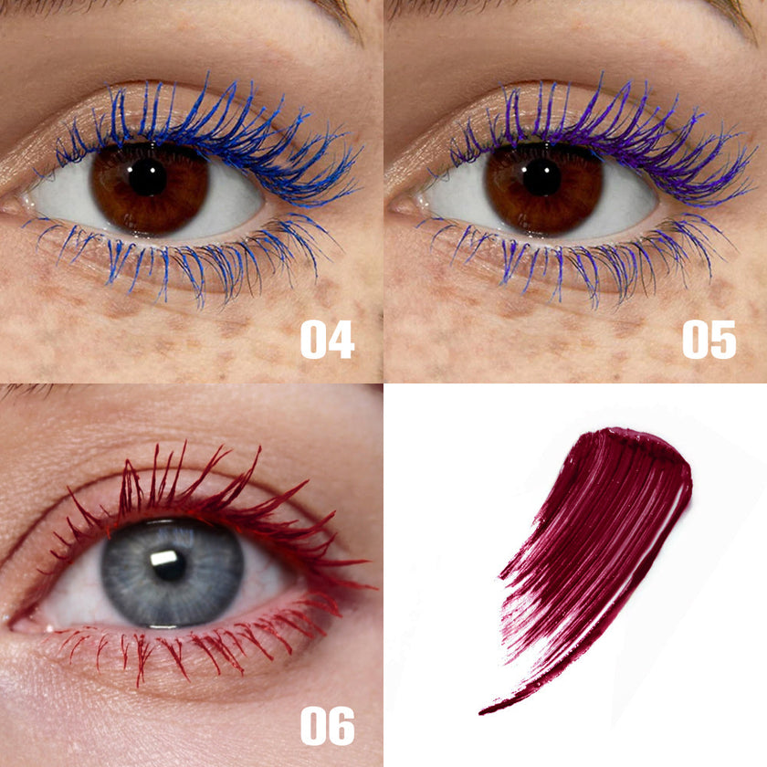PHOFAY Colorful Mascara – Lengthening, Volumizing & Waterproof (6 Shades)