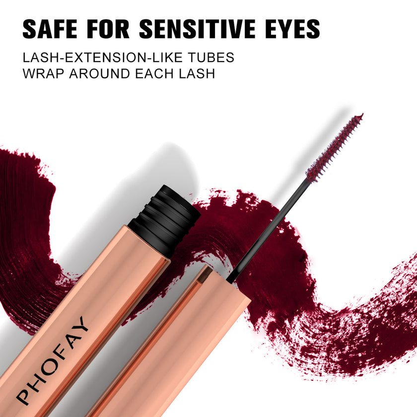 PHOFAY Colorful Mascara – Lengthening, Volumizing & Waterproof (6 Shades)