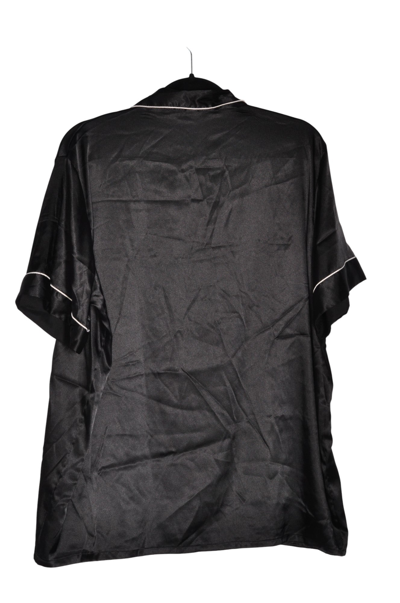 UNBRANDED Women Night Wear Regular fit in Black - XXL