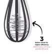 STARFRIT 80112 Gourmet Steel Whisk