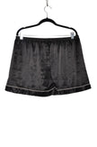 UNBRANDED Women Night Wear Regular fit in Black - XXL