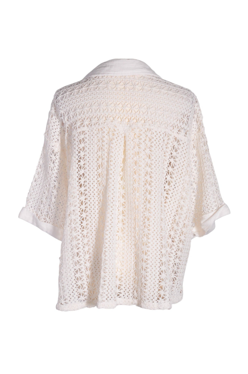 FASHION NOVA Women Button Down Tops Regular fit in White - 2XL