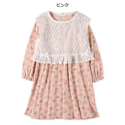 【西松屋正規品】レースベストツキハナガラＯＰ１３