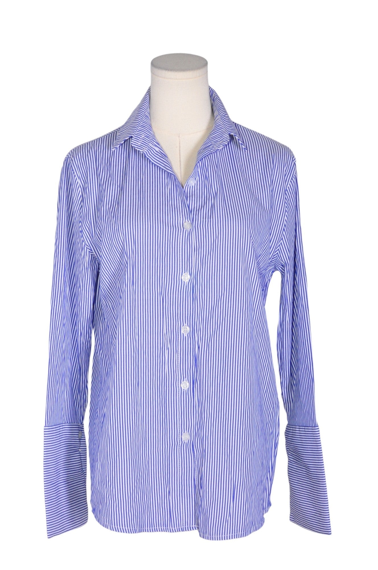 CHERRY AKA Women Button Down Tops Regular fit in Blue - S