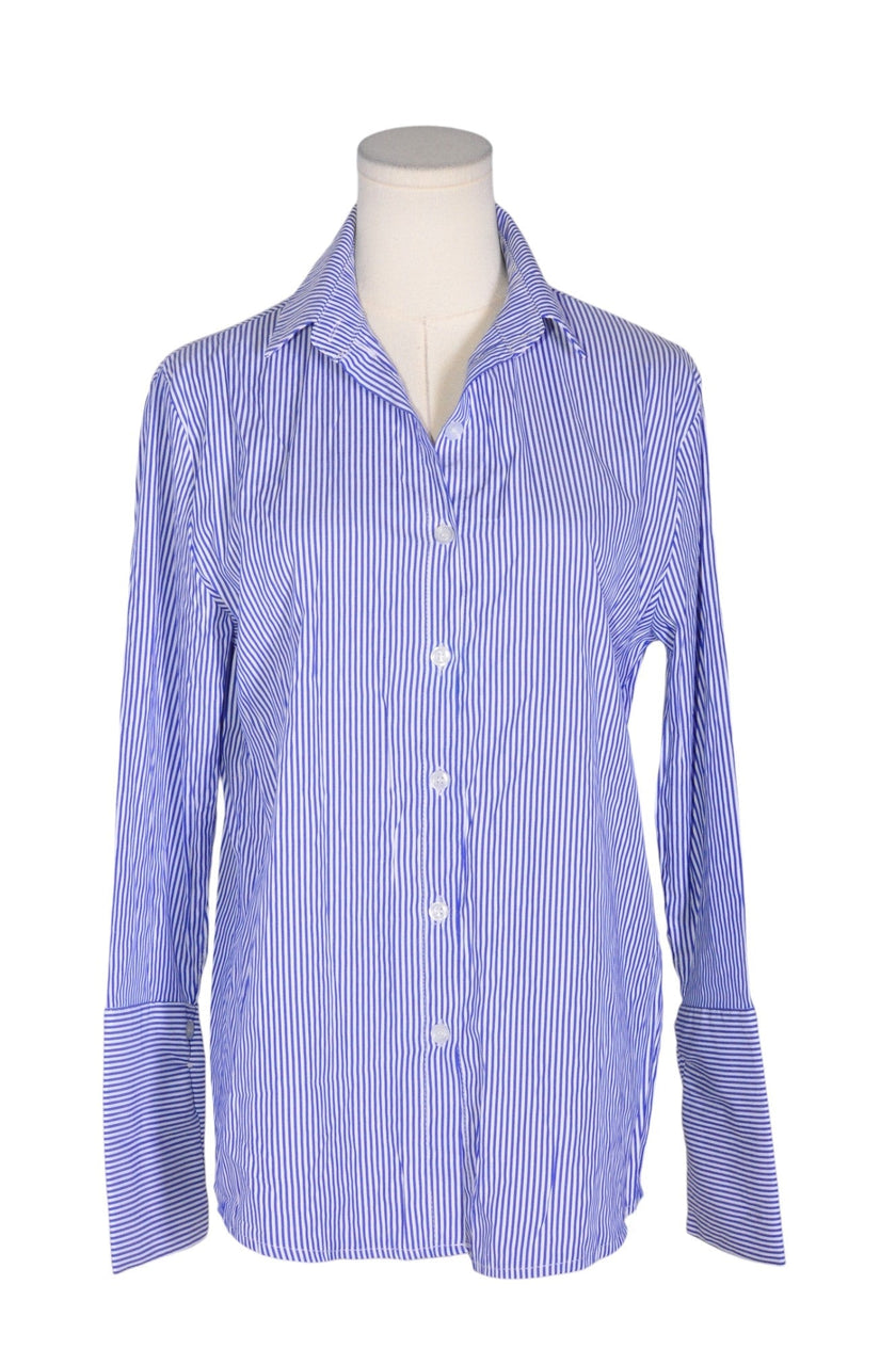 CHERRY AKA Women Button Down Tops Regular fit in Blue - S