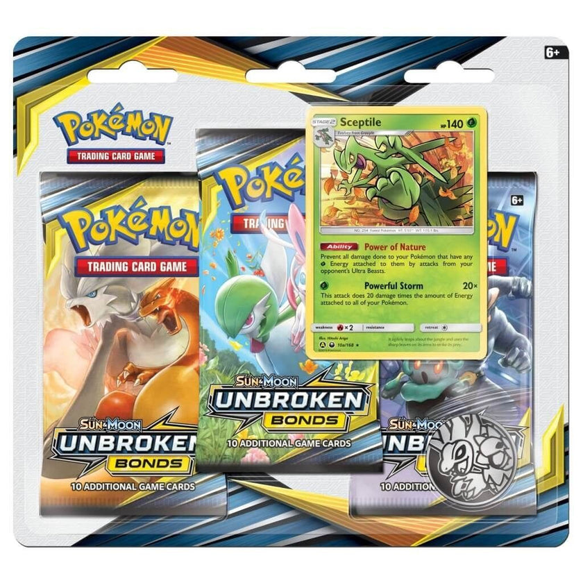 Unbroken Bonds 3 Pack Blister [Sceptile]