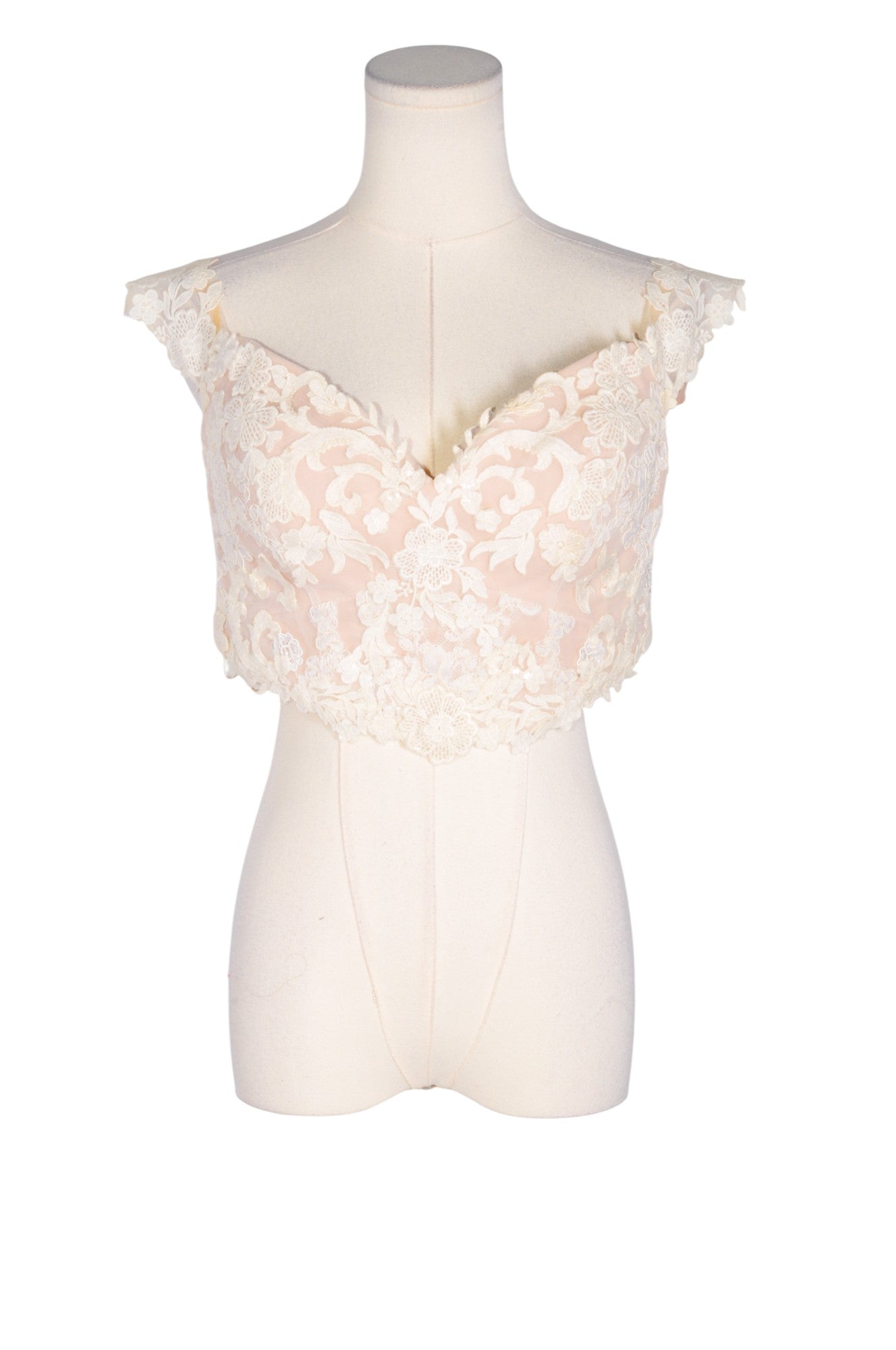 UNBRANDED Women Crop Tops Regular fit in White - L