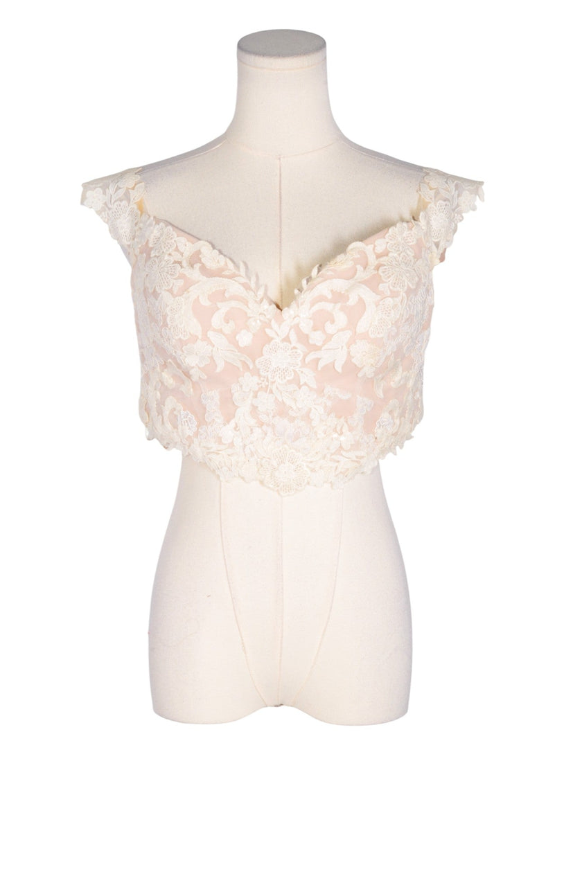 UNBRANDED Women Crop Tops Regular fit in White - L
