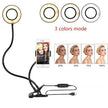 Live Streaming Light - LED Selfie Ring Light for Live Adjustable Makeup Light-8cm Stand
