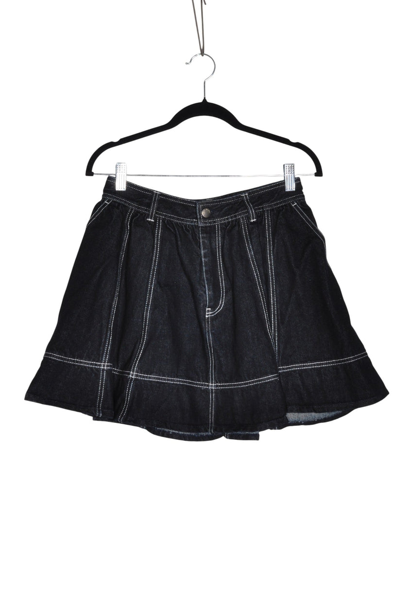 FLEUR DU MAL Women Denim Skirts Regular fit in Black - 8