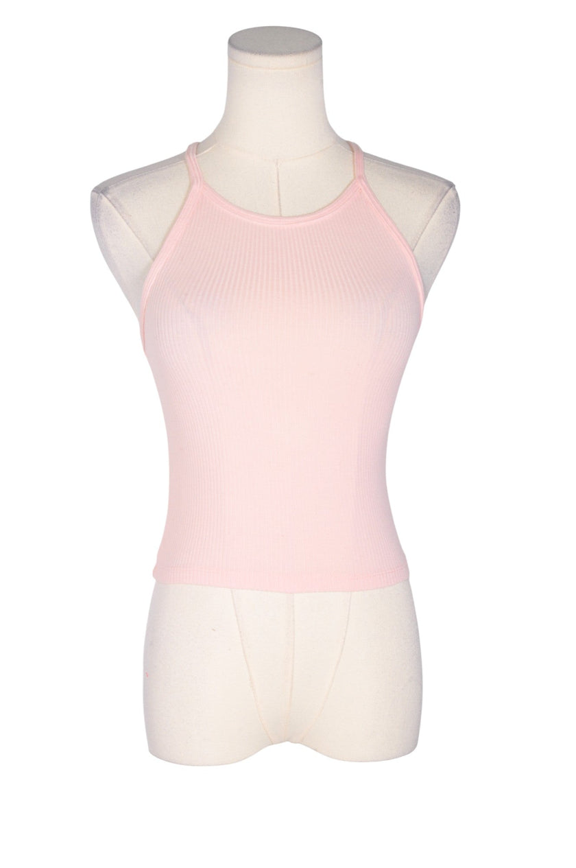 URBAN HERITAGE Women Halter Tops Regular fit in Pink - S